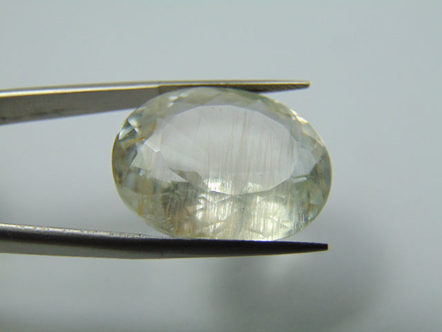 41.15ct Topázio Com Agulhas  25x19mm