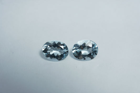 2.85ct Água-marinha 8.5x7mm / 9x7mm