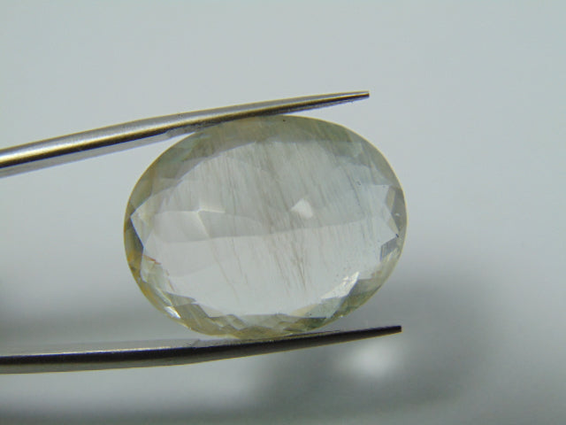 41.15ct Topázio Com Agulhas  25x19mm
