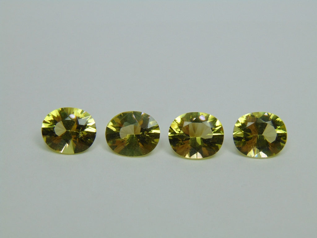 15.40ct Green Gold Calibrated 12x10mm