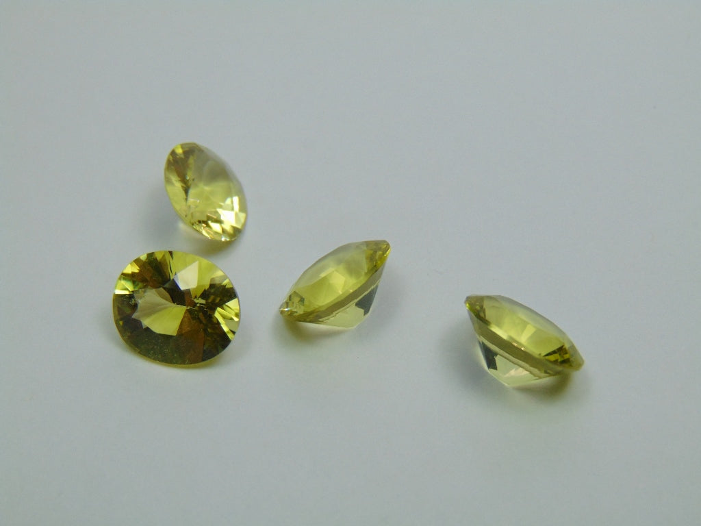 15.40ct Green Gold Calibrated 12x10mm