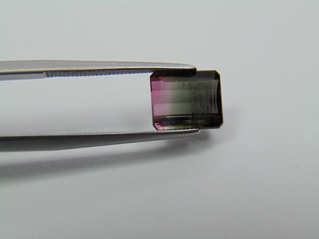 Turmalina Bicolor 2,59ct 9x7mm