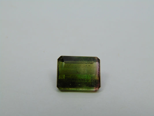 4.05ct Turmalina Bicolor 10x8mm