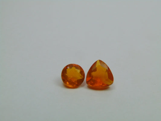 2.14ct Fire Opal 7mm 8mm