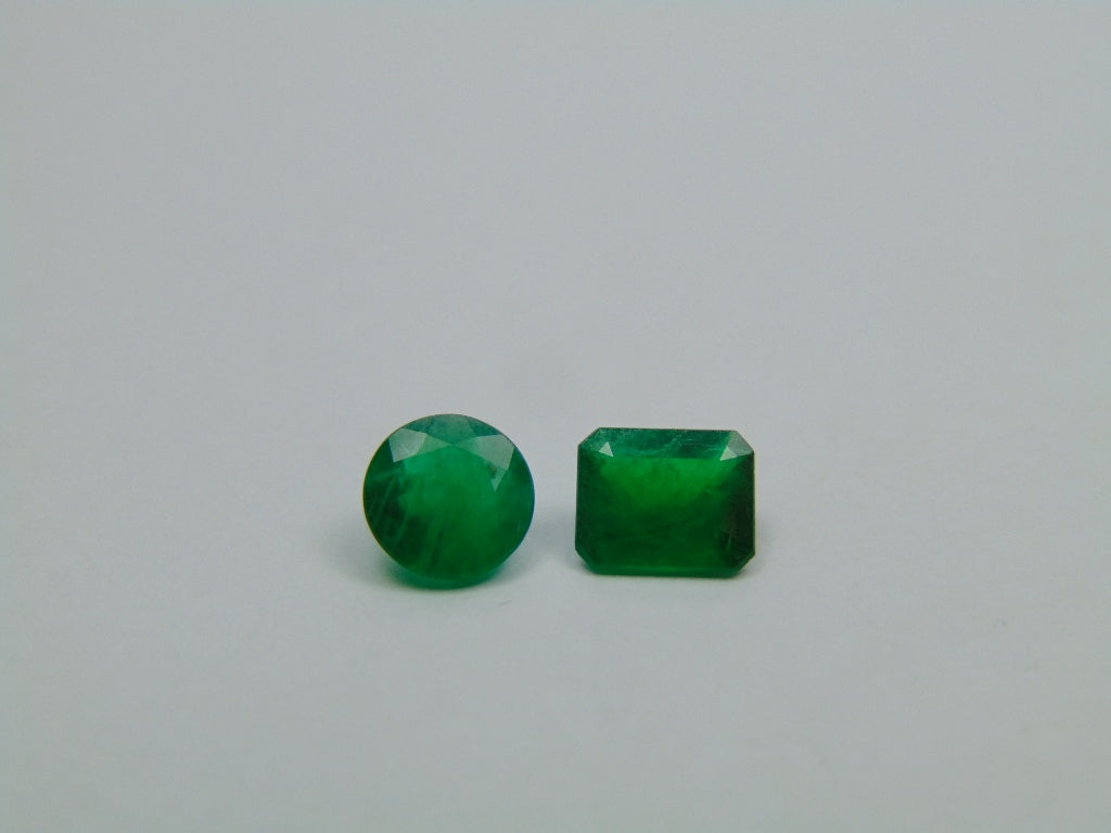 2.04ct Emerald 7mm 7x5mm