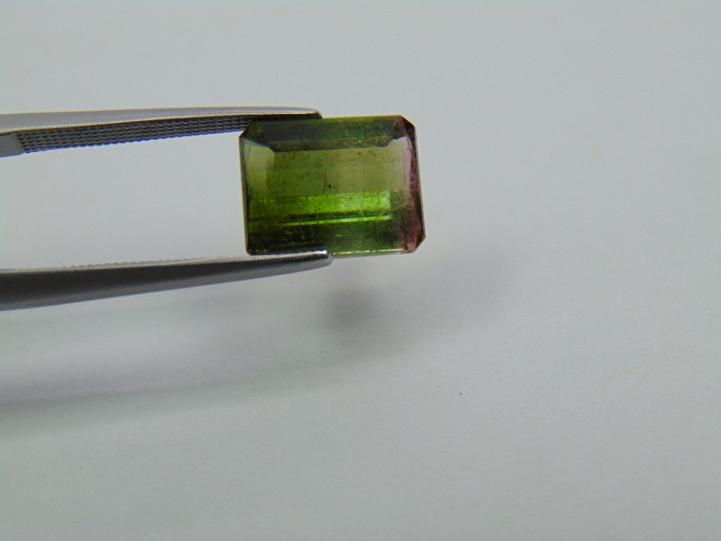 4.05ct Turmalina Bicolor 10x8mm