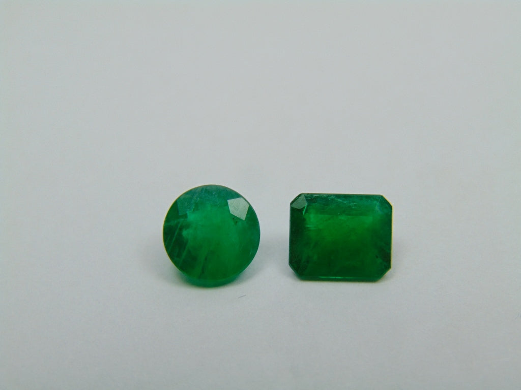 2.04ct Emerald 7mm 7x5mm