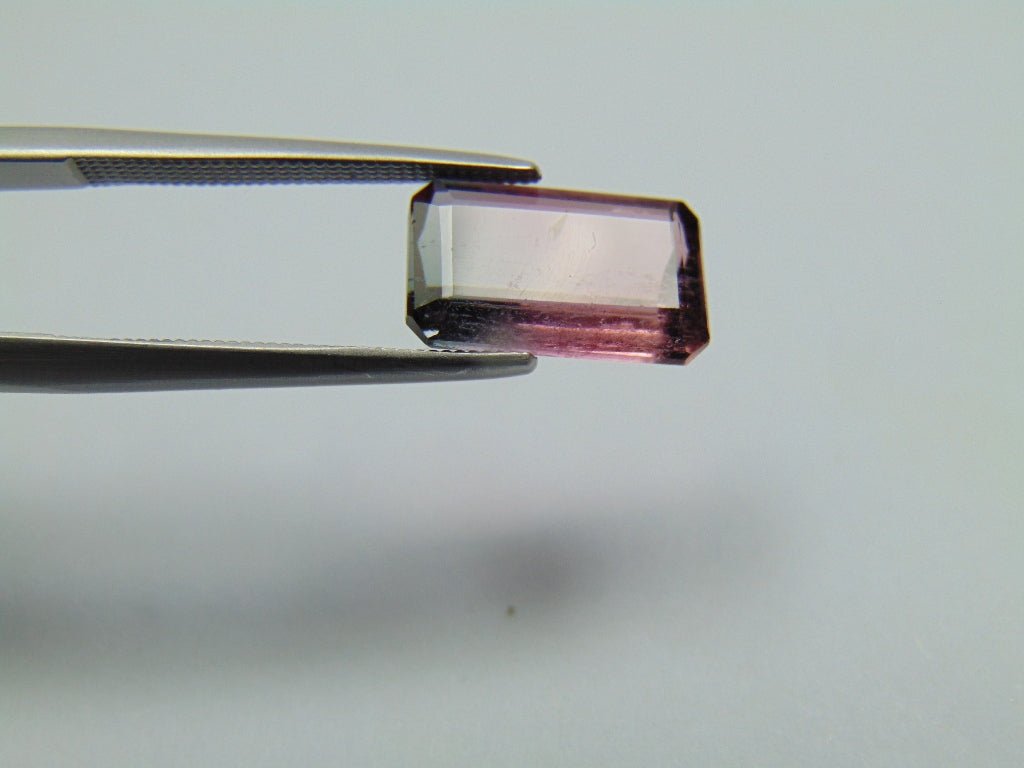 3.70ct Turmalina Bicolor 12x7mm