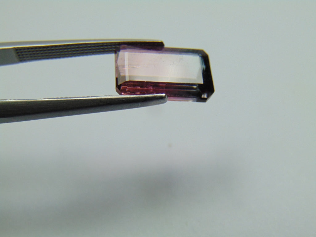 3.70ct Turmalina Bicolor 12x7mm