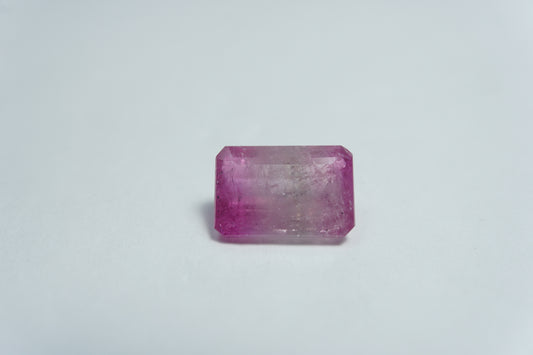 3.98ct Turmalina bicolor 11x8mm