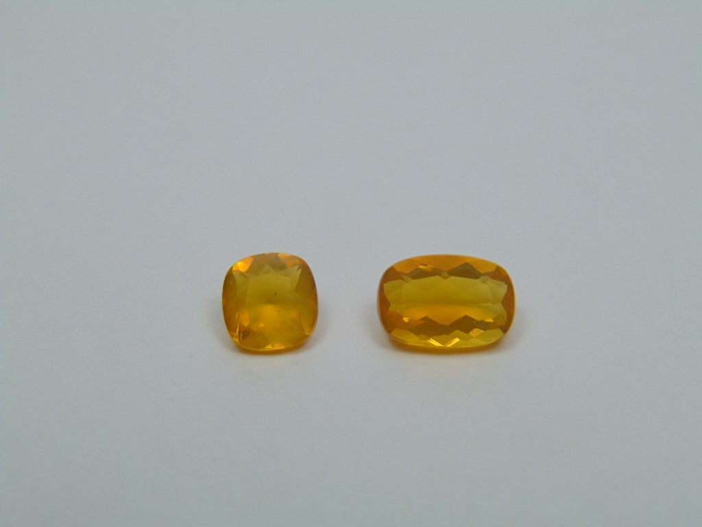 2.20ct Fire Opal 10x7mm 7mm