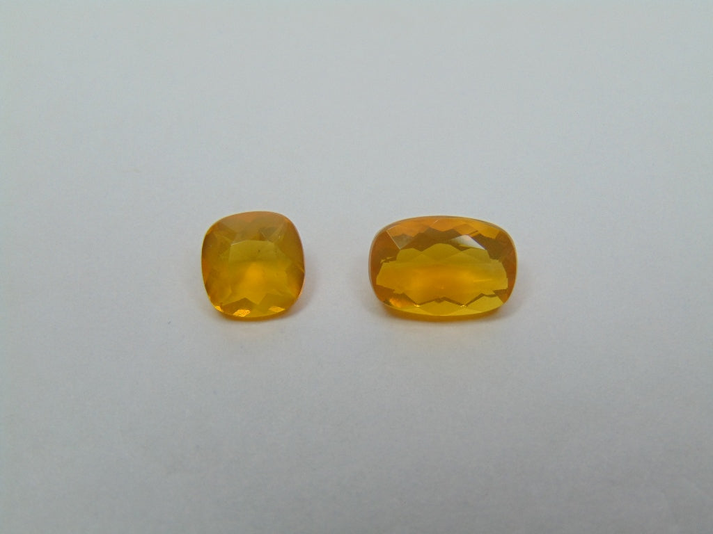 2.20ct Fire Opal 10x7mm 7mm