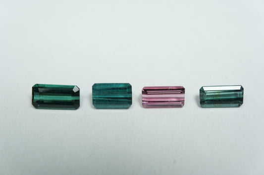 3.40ct Turmalina mix 8x4mm / 7x4mm / 7x4mm / 7x3.5mm