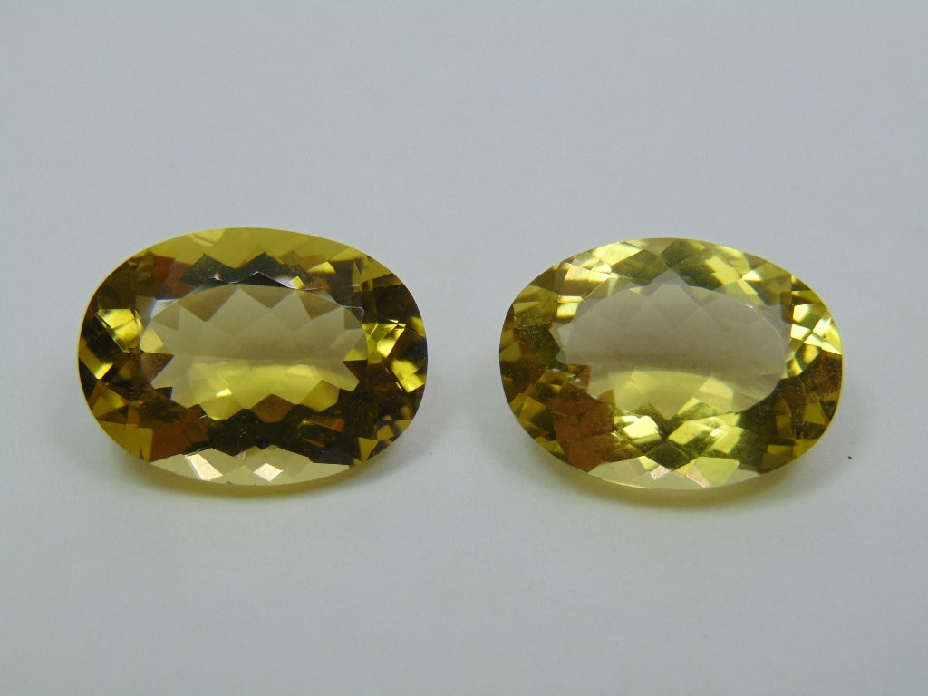 25.20ct Green Gold 19x14mm