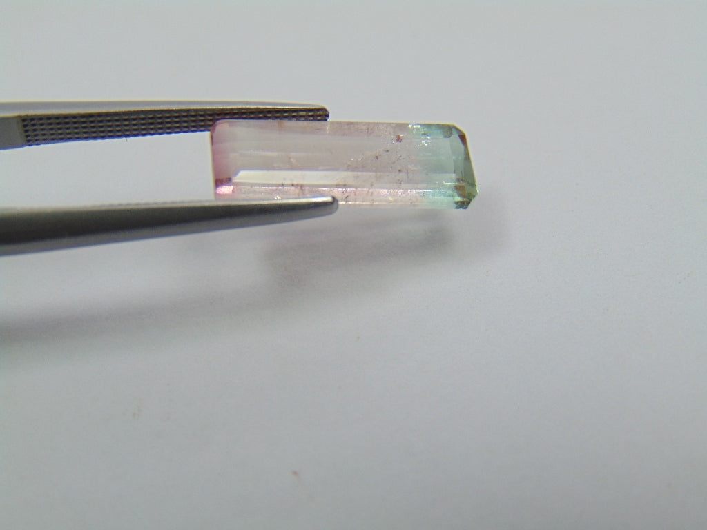 3.50ct Turmalina Bicolor 16x6mm