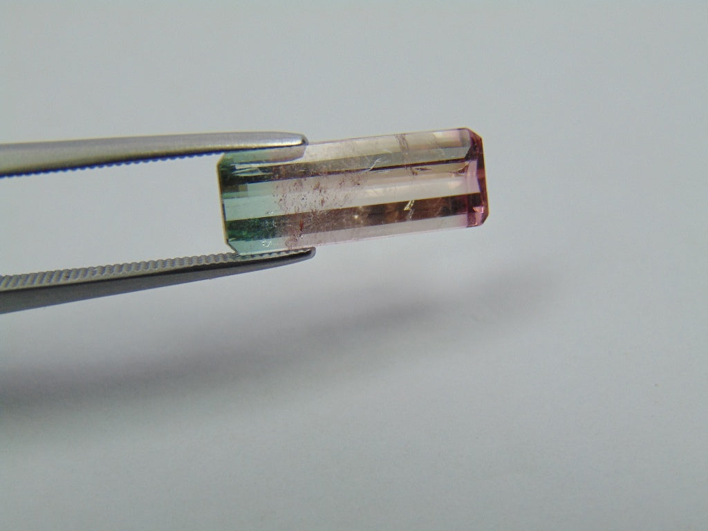 3.50ct Turmalina Bicolor 16x6mm