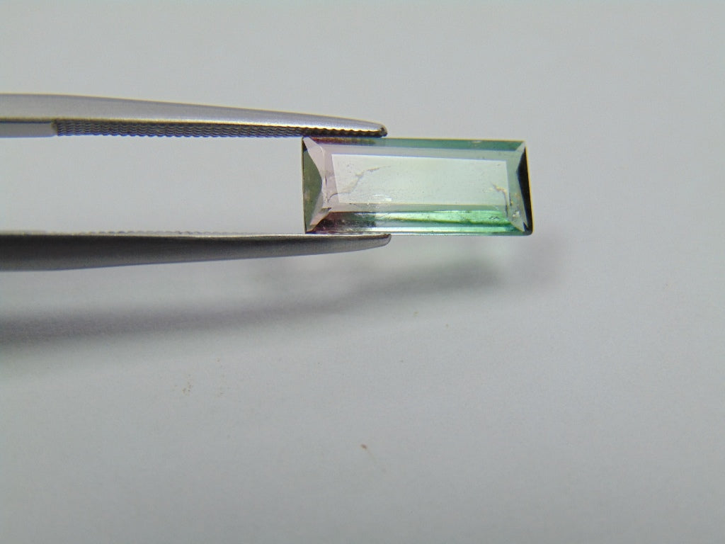 1.80ct Turmalina Bicolor 13x6mm