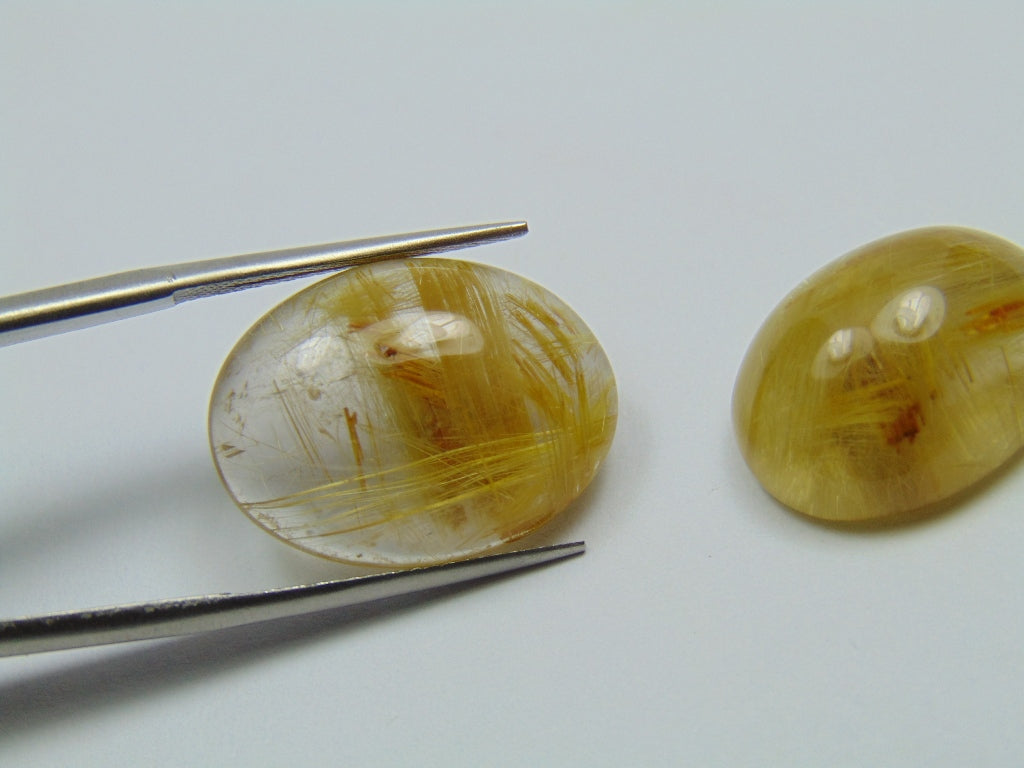 29.50ct Rutilo Cabochão 18x14mm 20x15mm