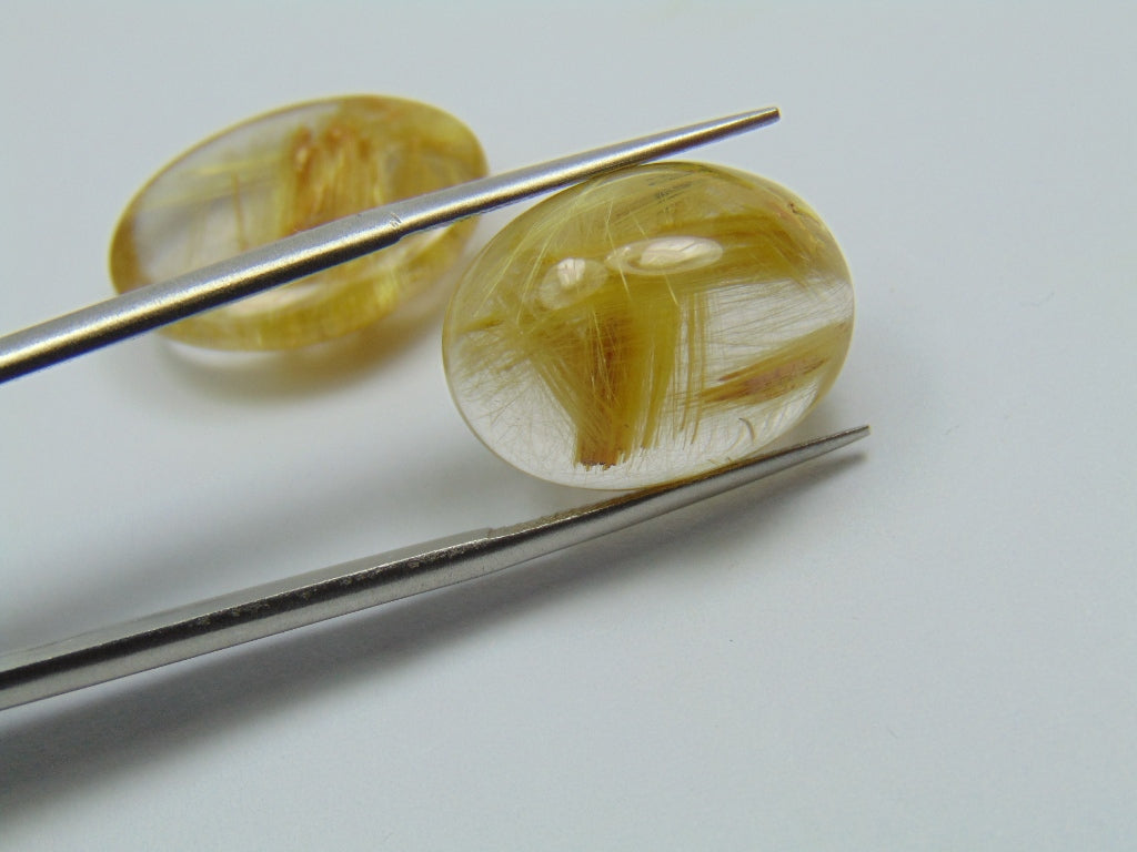 29.50ct Rutilo Cabochão 18x14mm 20x15mm