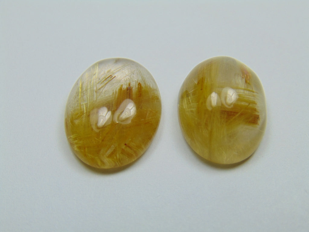 29.50ct Rutilo Cabochão 18x14mm 20x15mm
