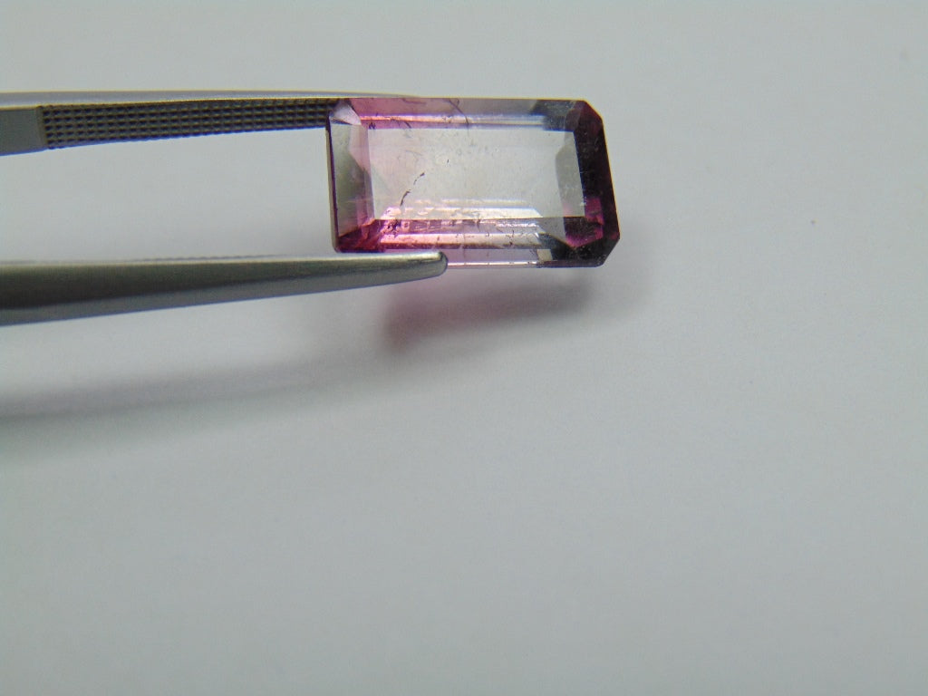 5.65ct Turmalina Bicolor 13x9mm