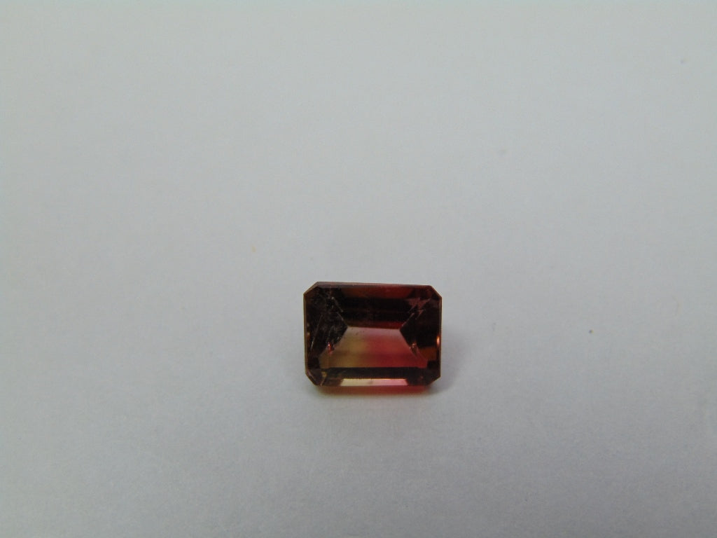 2.08ct Turmalina Bicolor 8x6mm