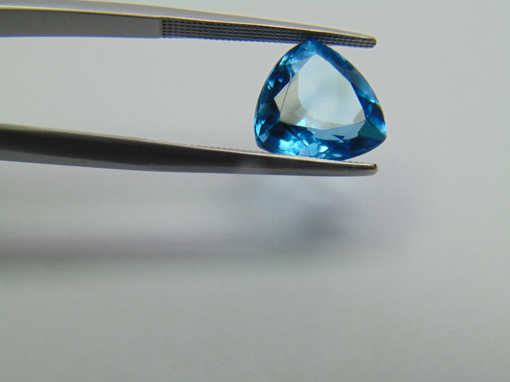 5.80ct Topaz Blue Swiss 11mm