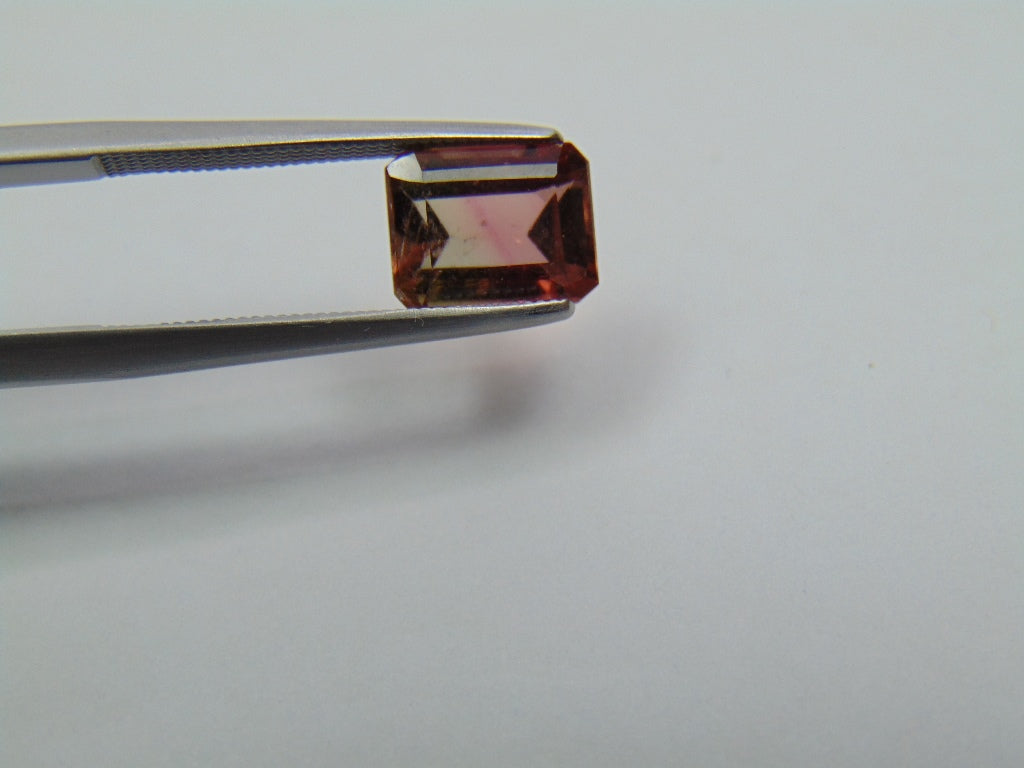 2.08ct Turmalina Bicolor 8x6mm