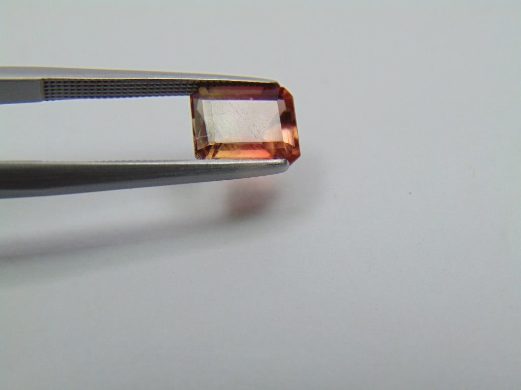 2.08ct Turmalina Bicolor 8x6mm