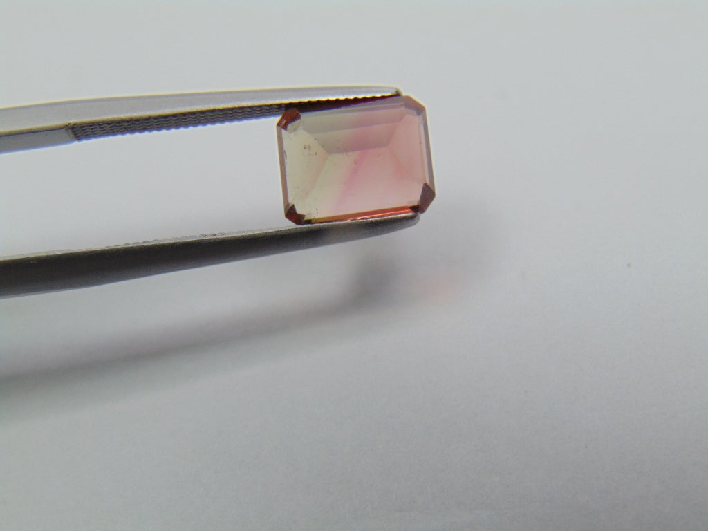 2.08ct Turmalina Bicolor 8x6mm