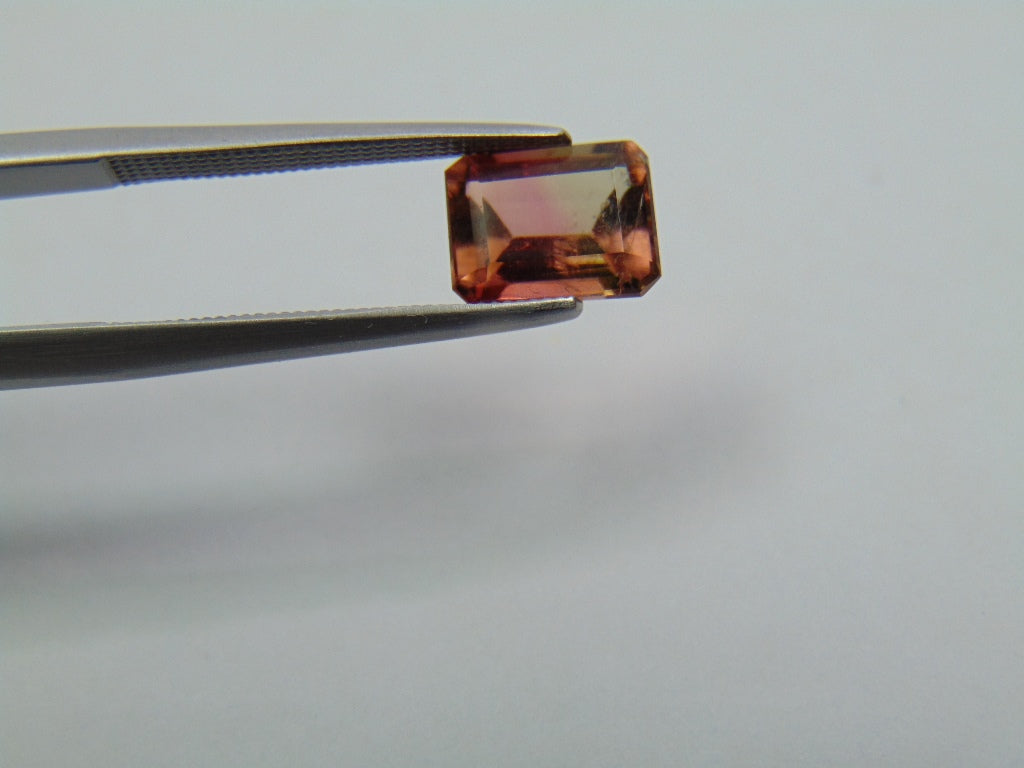 2.08ct Turmalina Bicolor 8x6mm