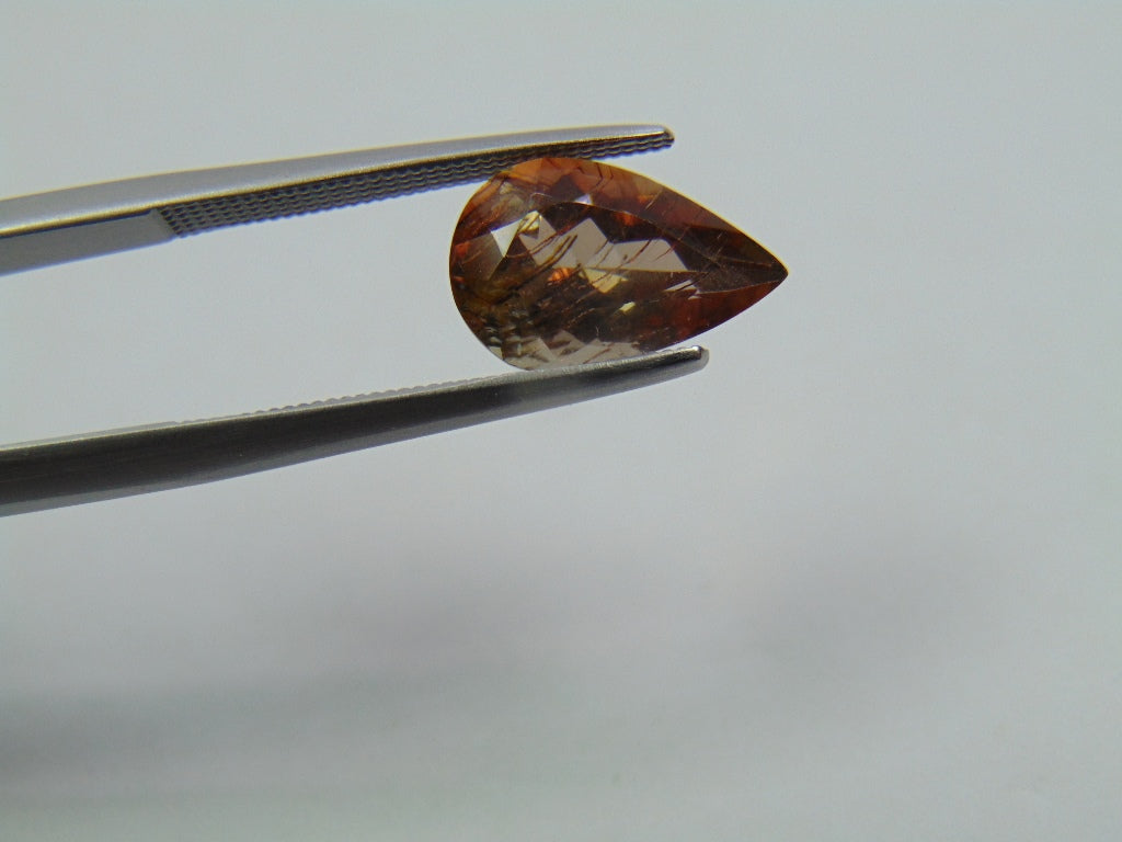 2.80ct Andaluzita Com Agulha 12x8mm