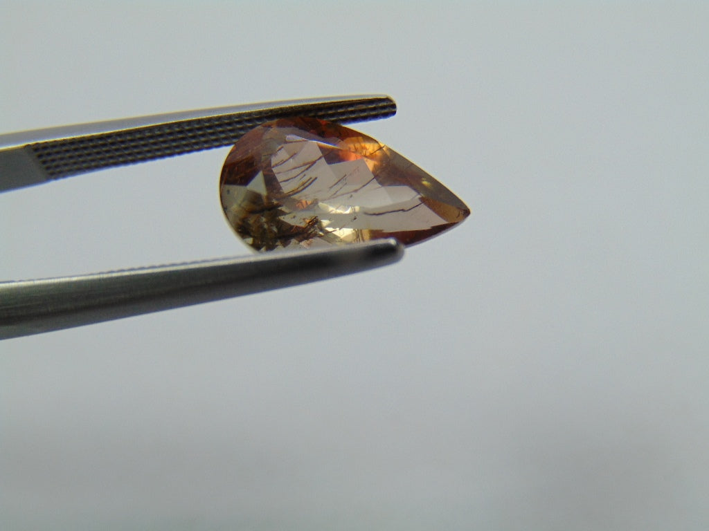 2.80ct Andaluzita Com Agulha 12x8mm