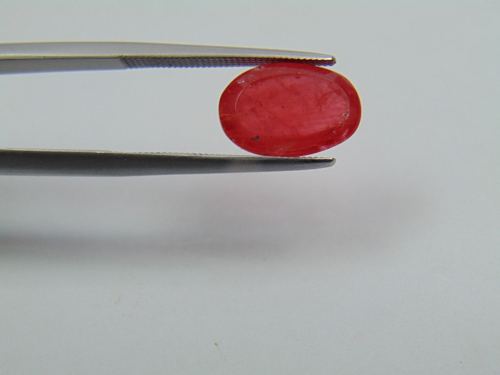 4.68ct Rhodonite 12x8mm