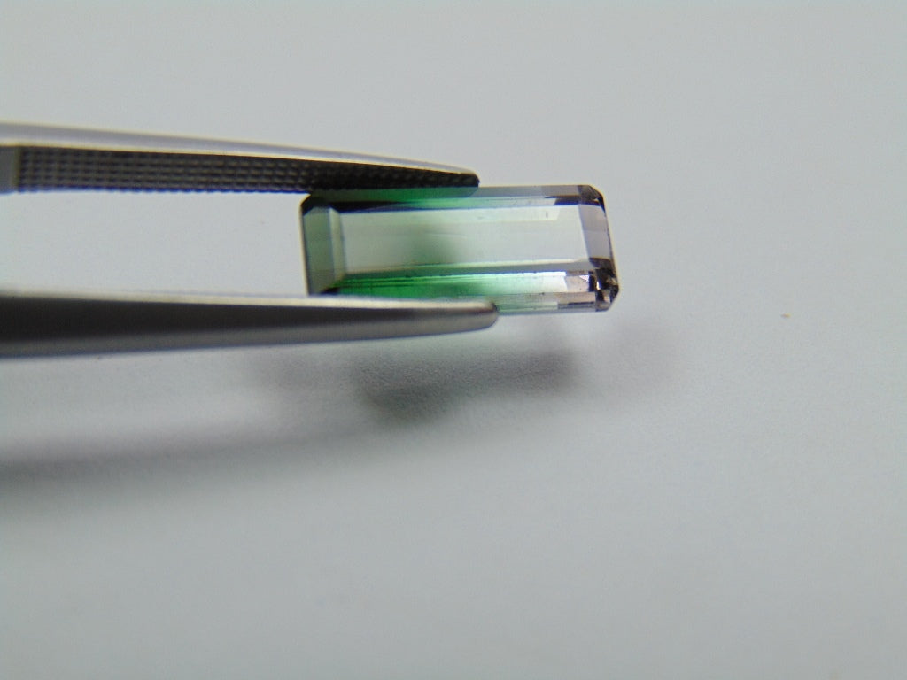 Turmalina Bicolor 2,75ct 12x5mm