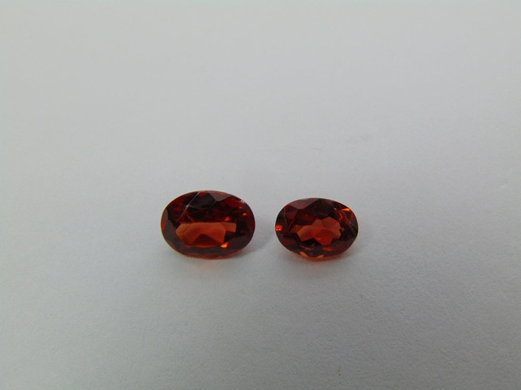 2.78ct Espesartita 8x6mm 7x5mm