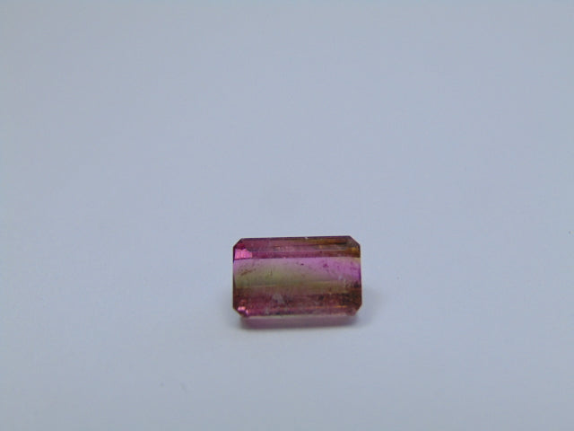 3.80ct Turmalina Bicolor 11x7mm