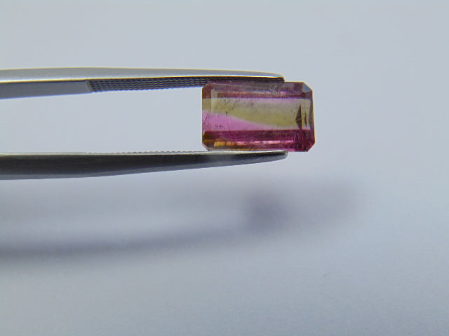 3.80ct Turmalina Bicolor 11x7mm