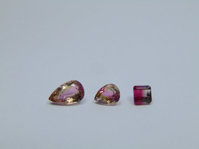 2.95ct Turmalina Bicolor