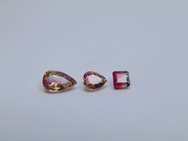 2.95ct Turmalina Bicolor