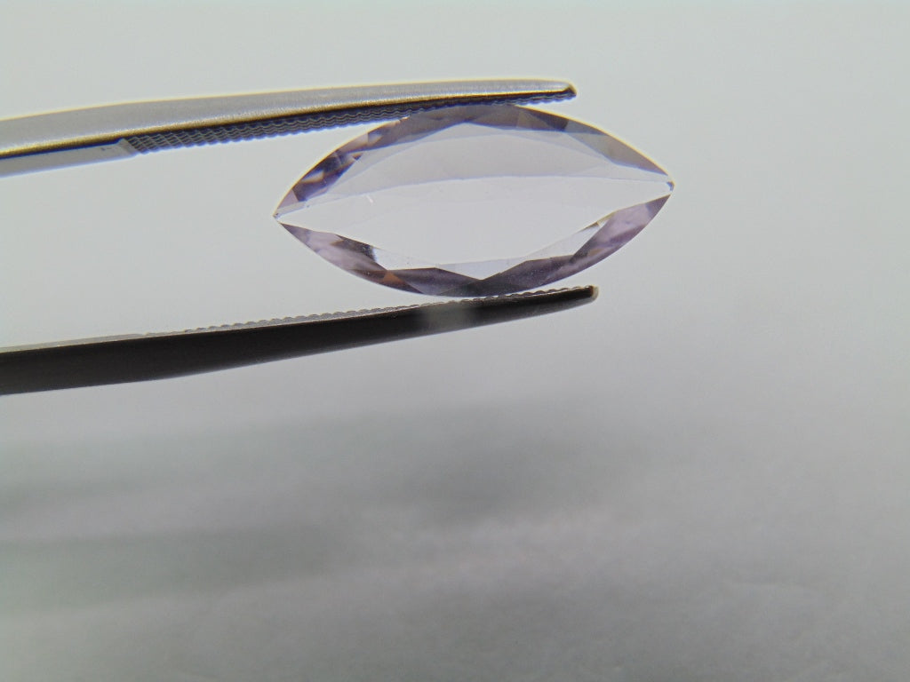 3.25ct Amethyst Rose France 16x8mm