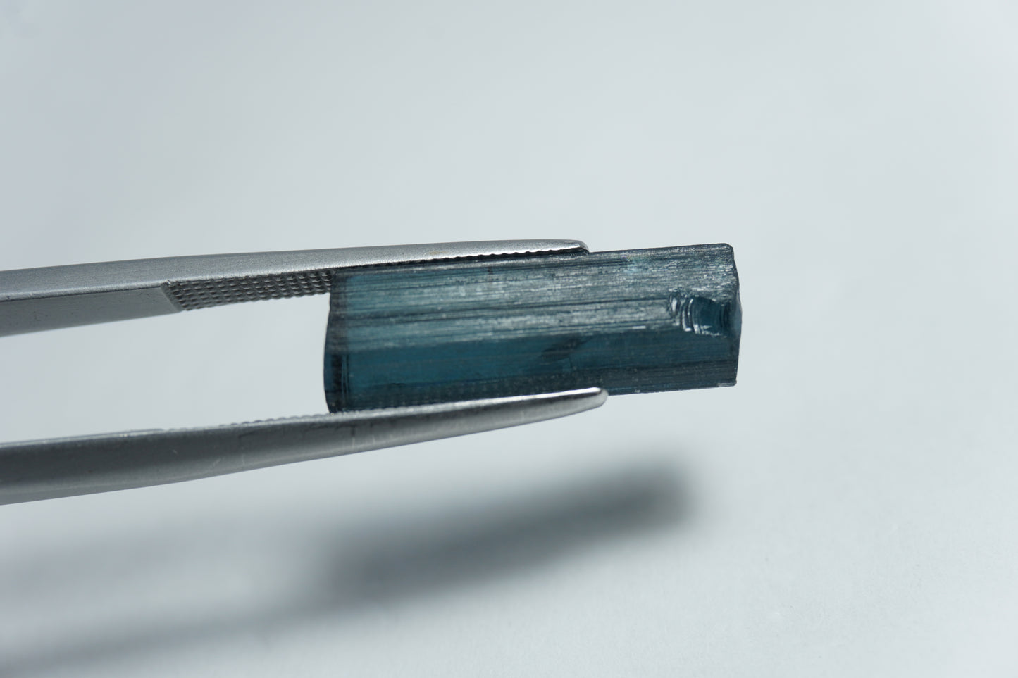 7.50ct Topázio azul peça 18x6mm