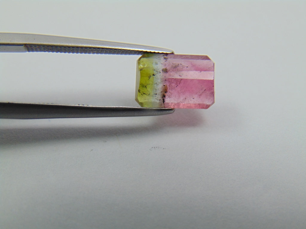 2.30ct Turmalina Bicolor 10x7mm