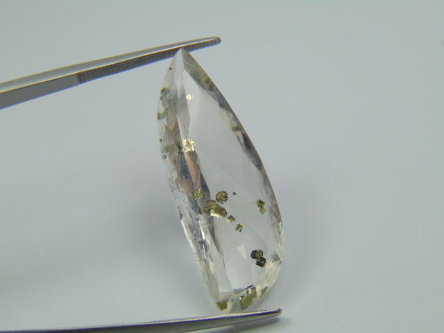 16.35ct Quartz Pyrite 32x12mm