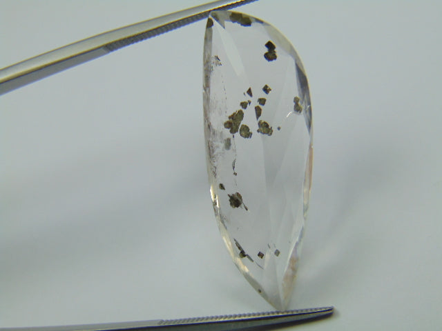 16.35ct Quartz Pyrite 32x12mm