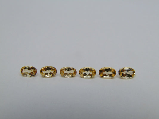 3.30ct Imperial Topaz Calibrated 6x4mm