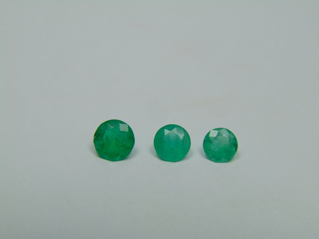 0.97ct Emerald 4mm 5mm