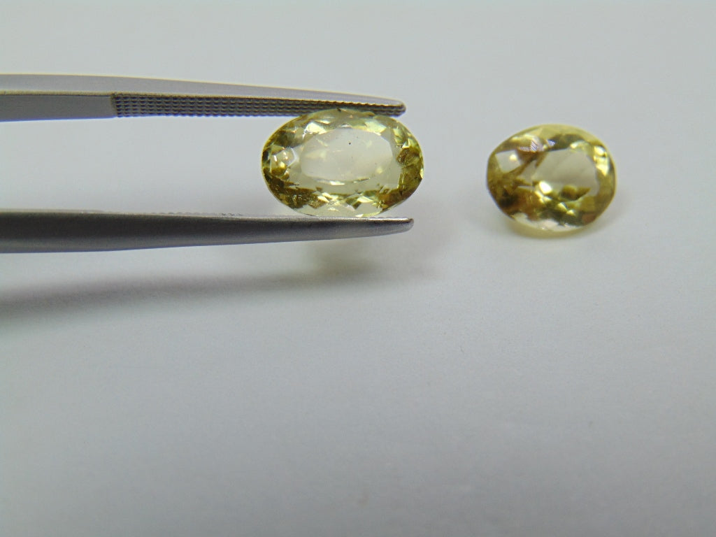 4.60ct Beryl 10x7mm 9x7mm