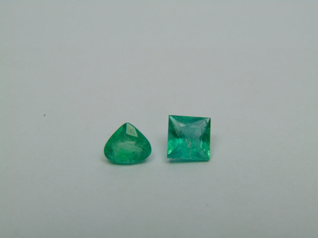 1.53ct Emerald 6x5mm 6mm