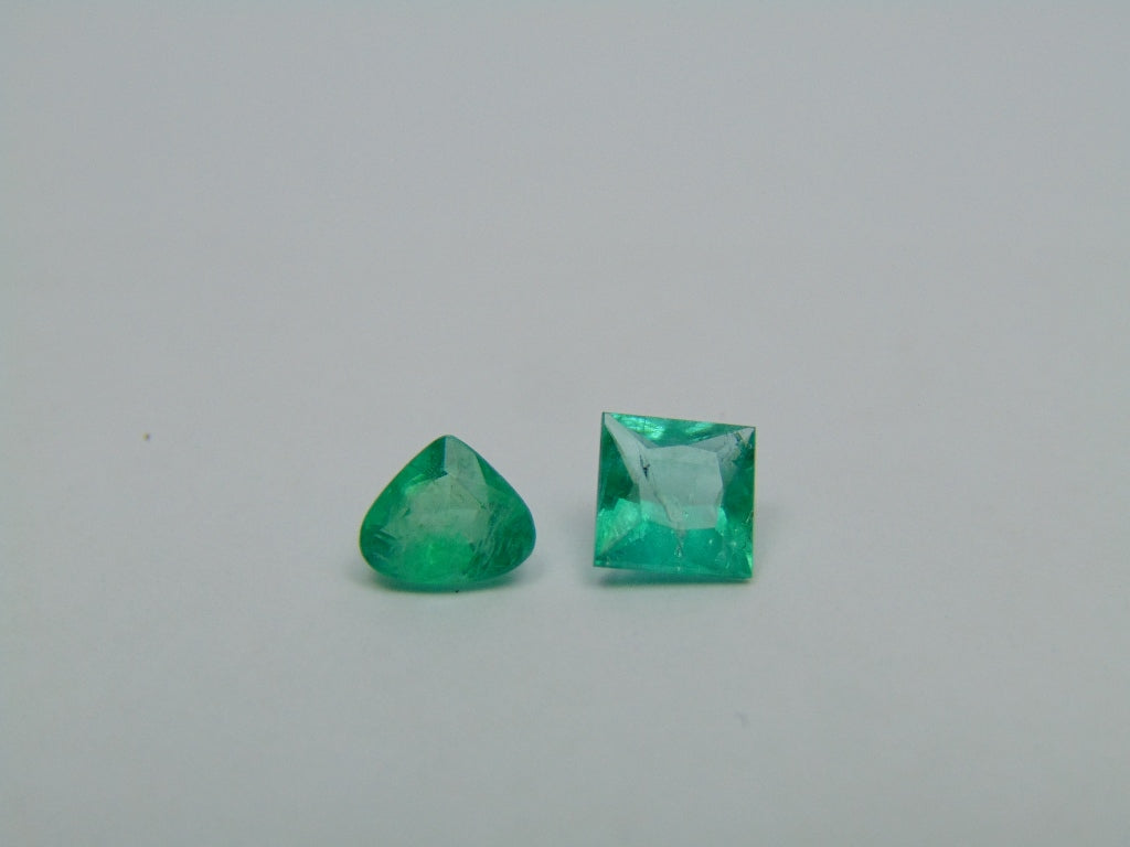 1.53ct Emerald 6x5mm 6mm